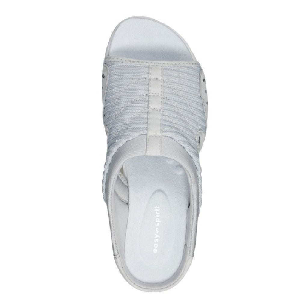 Easy Spirit Traciee Cushioned Arch-Support Women's Slip On Sandal - Light Gray - 6