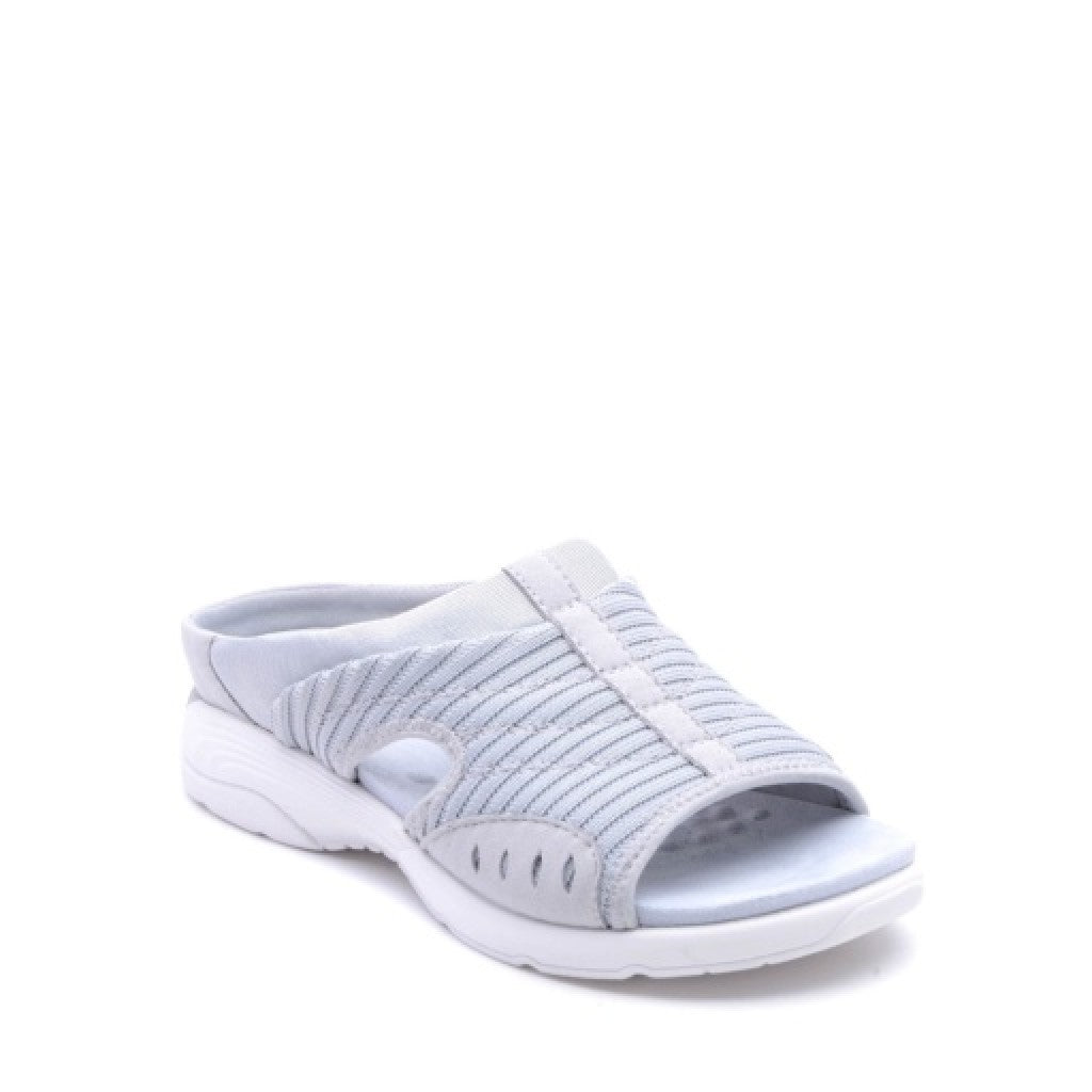 Easy Spirit Traciee Cushioned Arch-Support Women's Slip On Sandal - Light Gray - 7