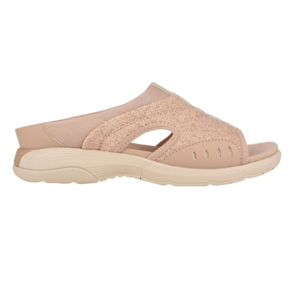 Easy Spirit Traciee Cushioned Arch-Support Women's Slip On Sandal - Light Natural - 2