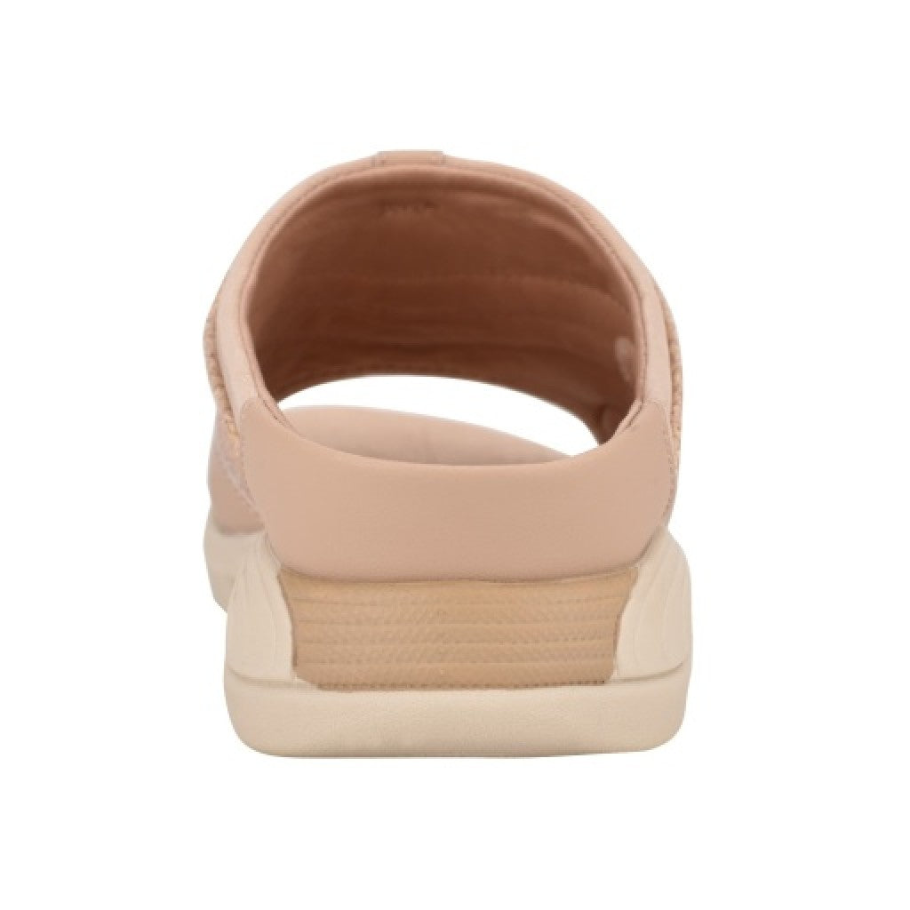 Easy Spirit Traciee Cushioned Arch-Support Women's Slip On Sandal - Light Natural - 3