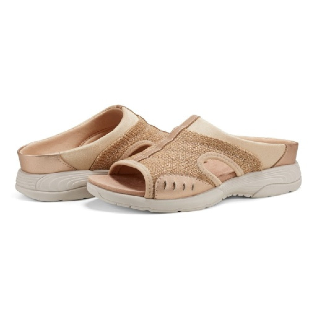 Easy Spirit Traciee Cushioned Arch-Support Women's Slip On Sandal - Light Natural - 7