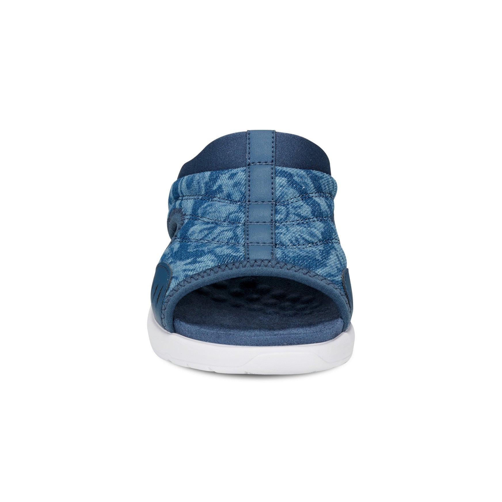Easy Spirit Traciee Cushioned Slip-On Women's Sandal - Denim Floral - 3