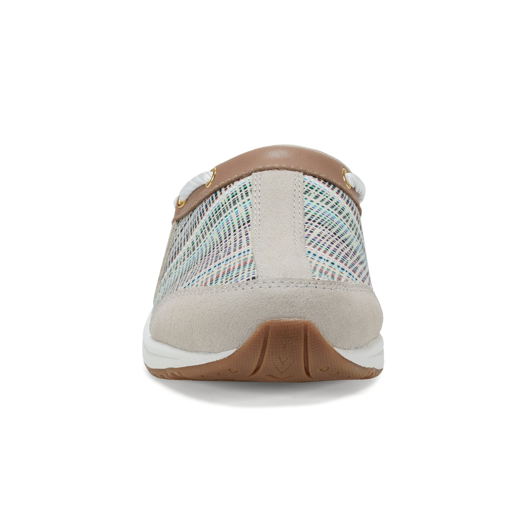 Easy Spirit Travelport Athletic Cushioned Arch-Support Slip-On Women's Clog - Natural Multi - 3