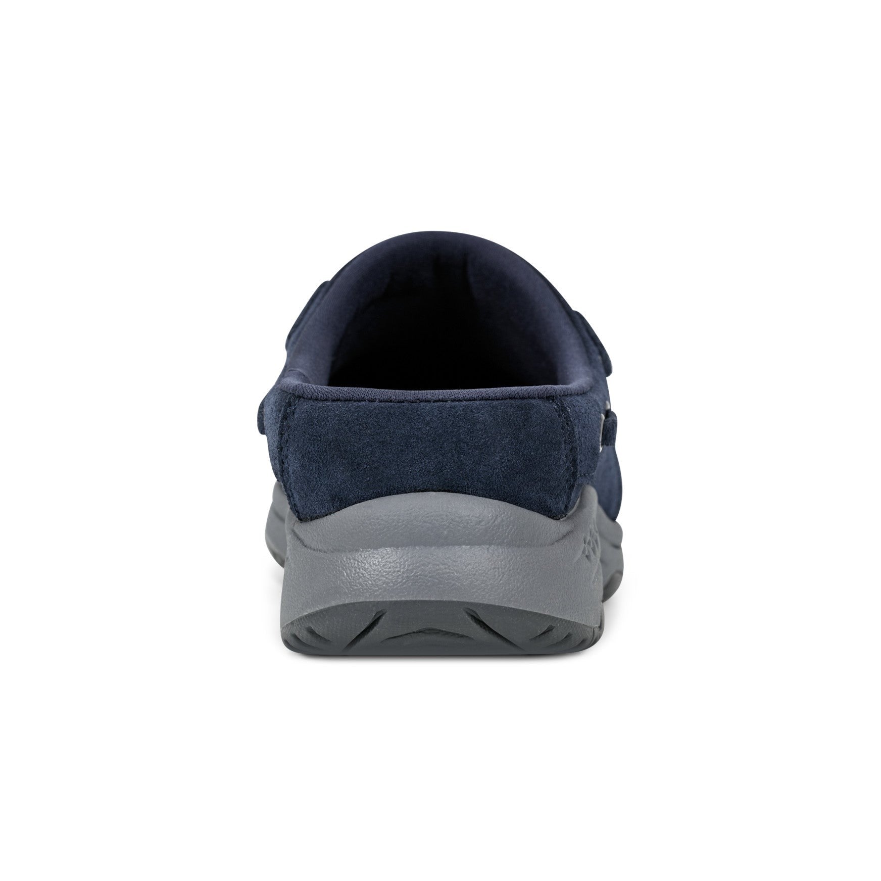 Easy Spirit Travelport Athletic Cushioned Arch Support Women's Clog - Dark Blue Suede - 4