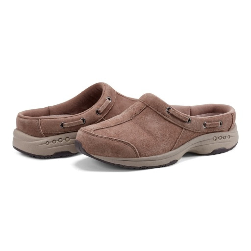 Easy Spirit Travelport Athletic Cushioned Arch Support Women's Clog - Taupe - 7