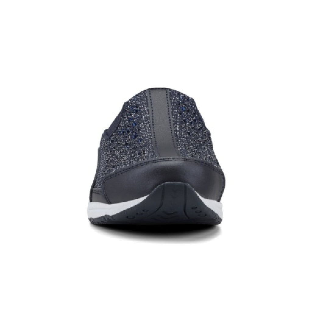 Easy Spirit Travelsparkle Athletic Cushioned Arch Support Women's Slip-On Clog - Dark Blue - 3