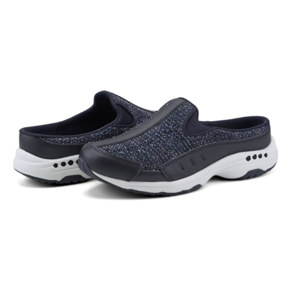 Easy Spirit Travelsparkle Athletic Cushioned Arch Support Women's Slip-On Clog - Dark Blue - 7