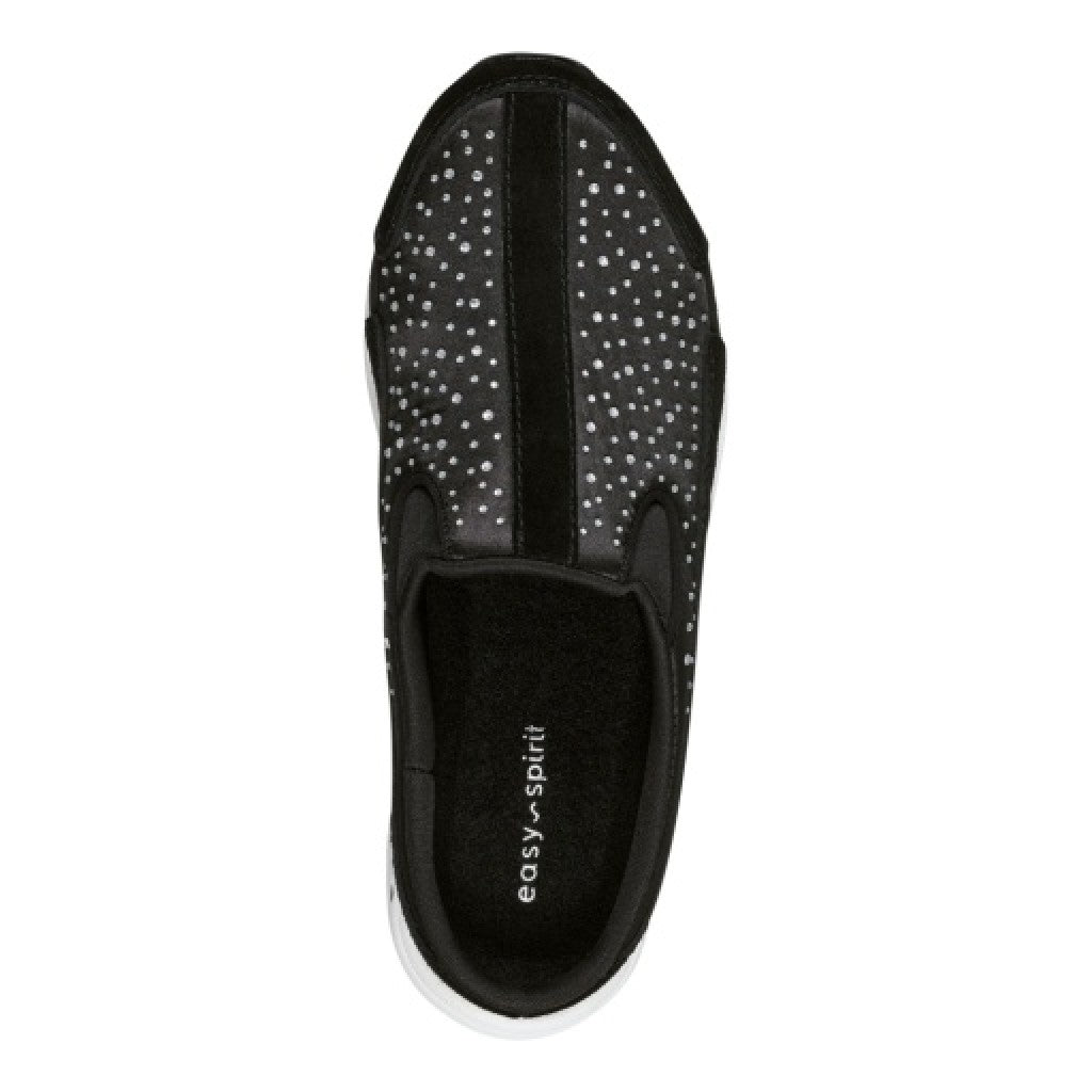 Easy Spirit Travelstone Athletic Cushioned Arch-Support Comfort Women's Slip-On Mule - Black - 6