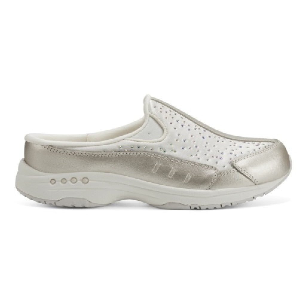 Easy Spirit Travelstone Athletic Cushioned Arch-Support Comfort Women's Slip-On Mule - Gold - 2