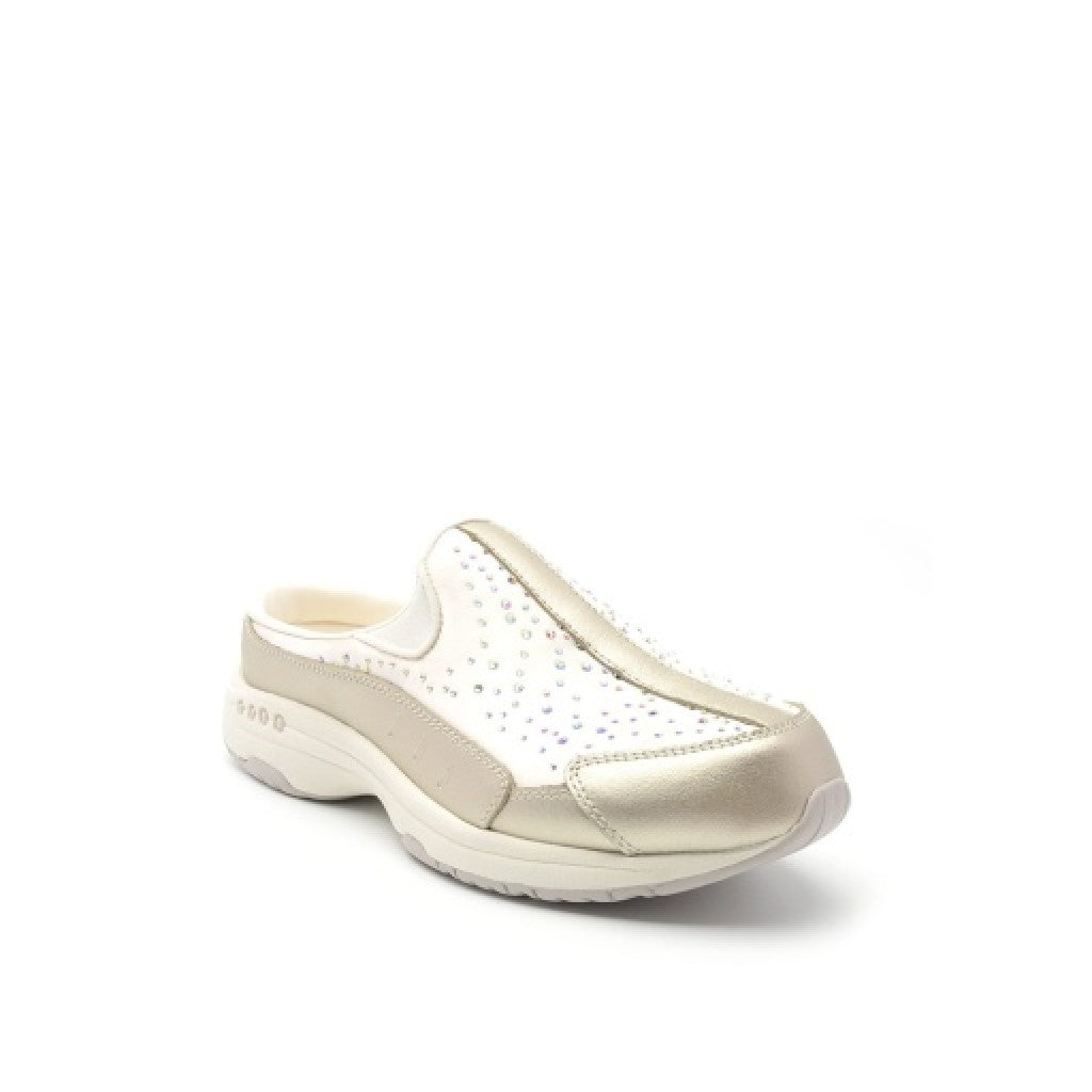 Easy Spirit Travelstone Athletic Cushioned Arch-Support Comfort Women's Slip-On Mule - Gold - 8