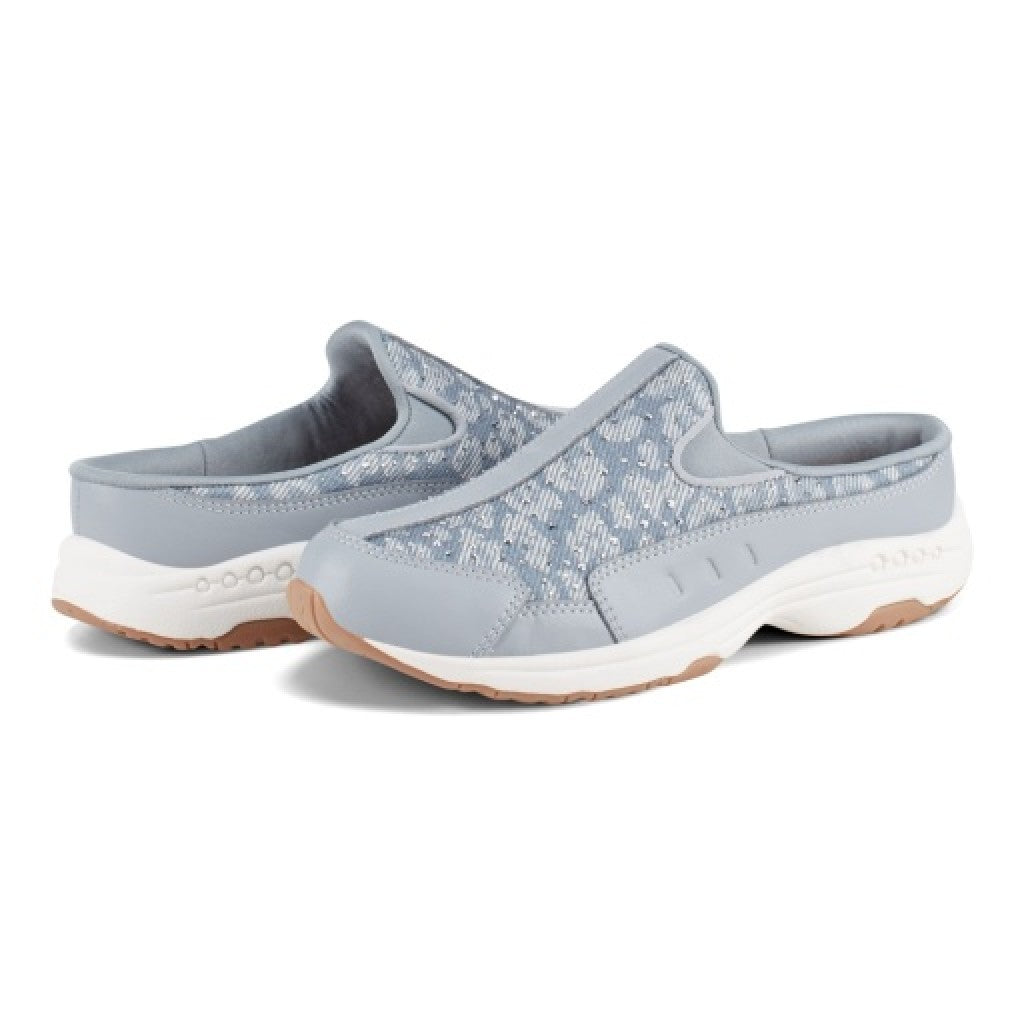 Easy Spirit Travelstone Athletic Cushioned Arch-Support Comfort Women's Slip-On Mule - Medium Blue - 7