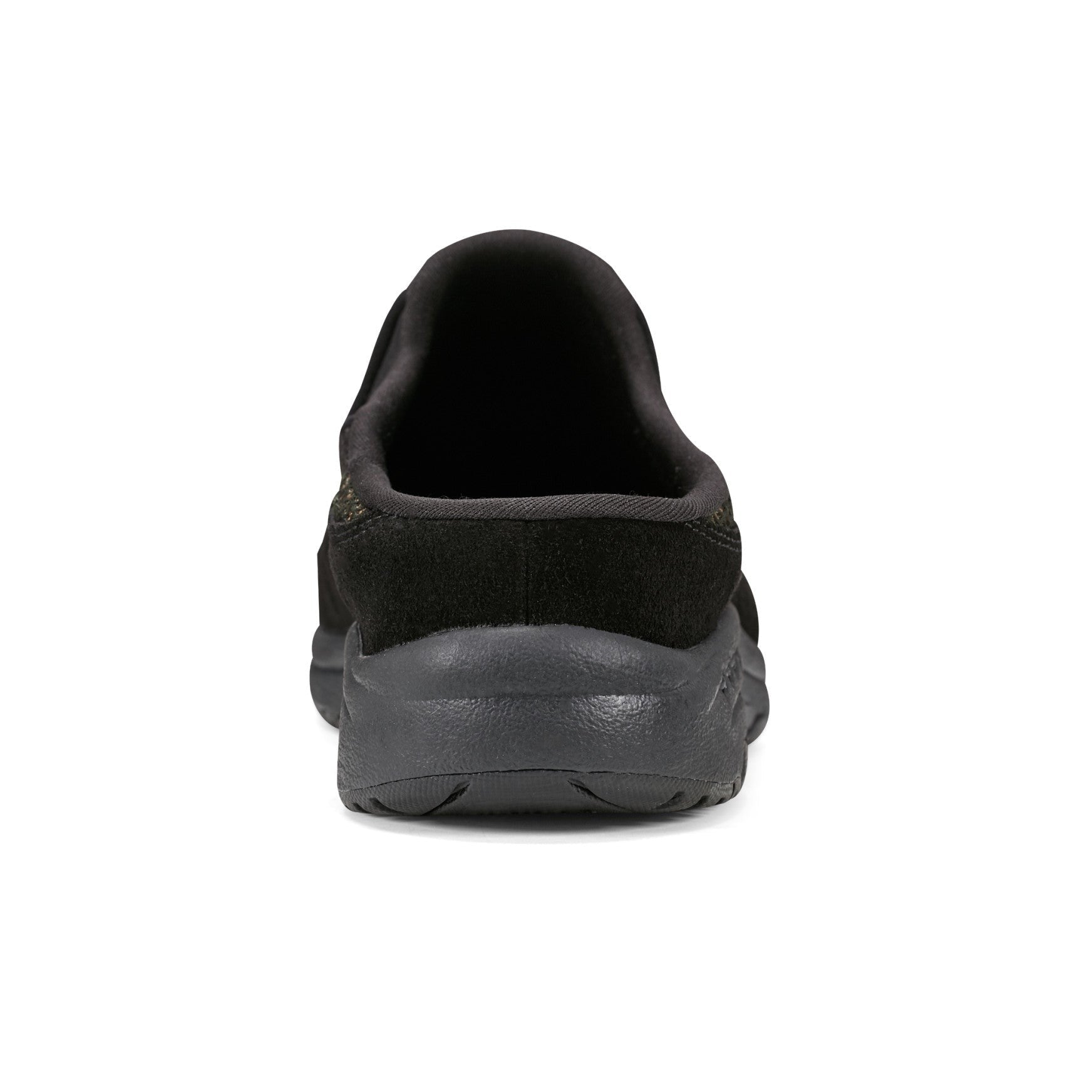 Easy Spirit Traveltime Athletic Cushioned Arch Support Slip-On Mule Women's Slip-On Mule - Black/bronze Glitter - 4