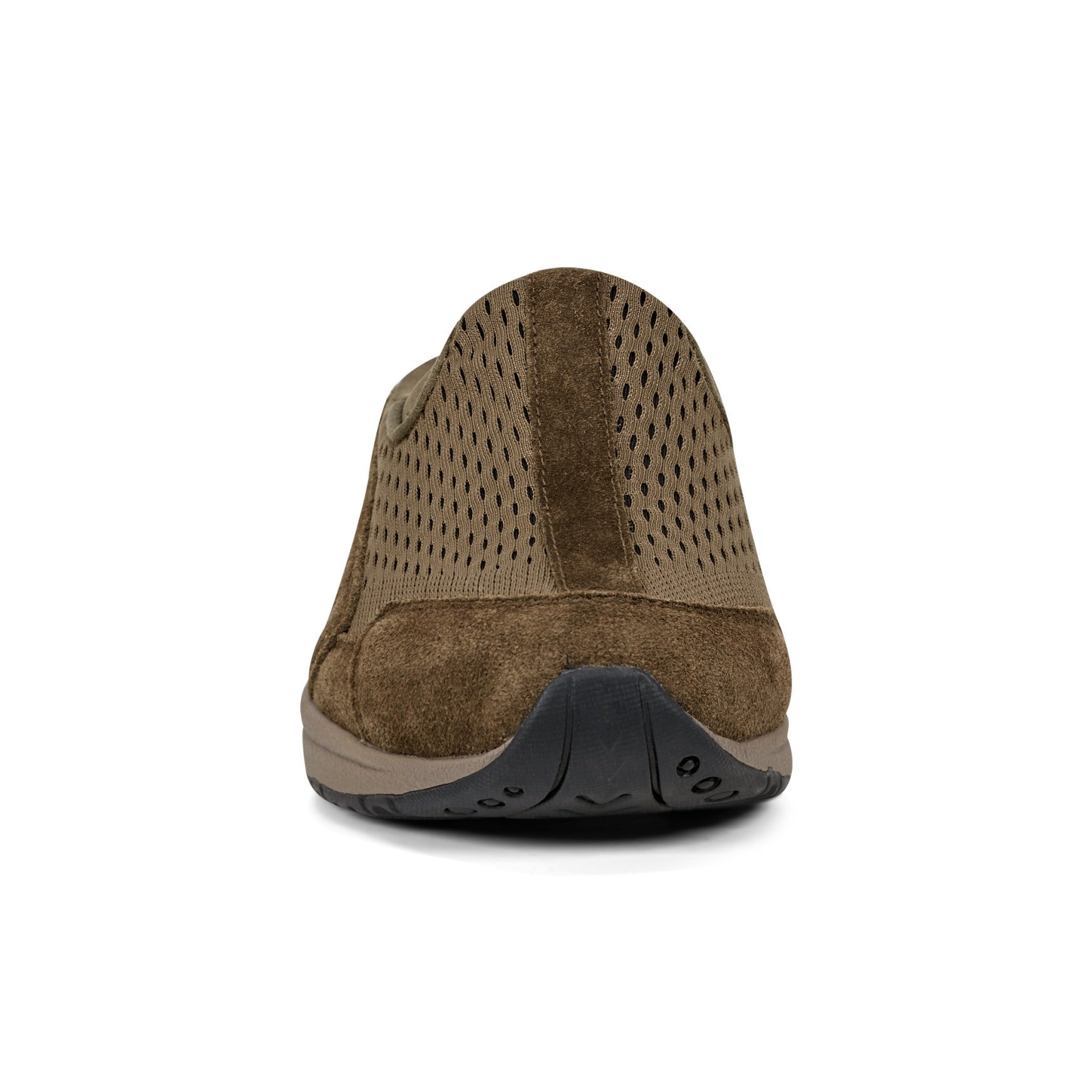 Easy Spirit Traveltime Athletic Cushioned Arch Support Women's Slip-On Mule - Olive Suede - 3