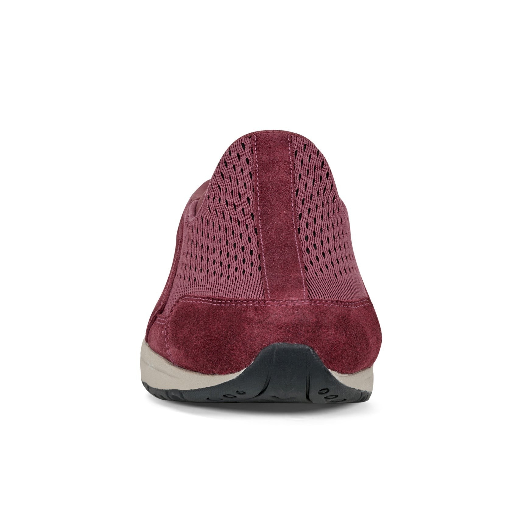 Easy Spirit Traveltime Athletic Cushioned Arch Support Women's Slip-On Mule - Red Suede - 3