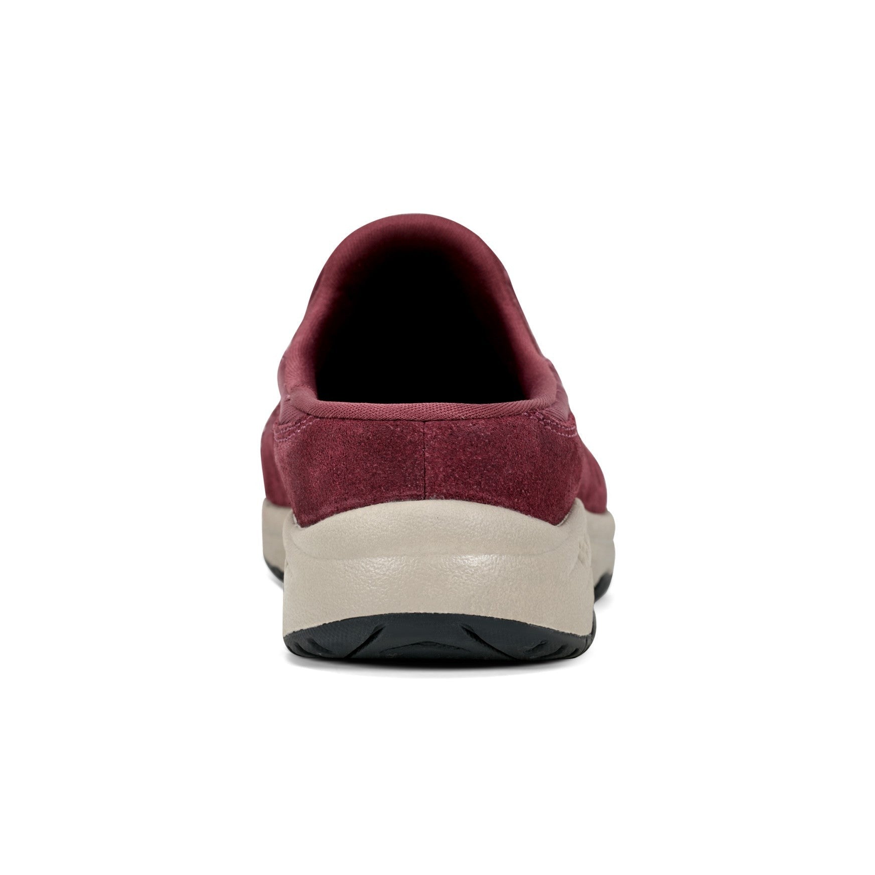 Easy Spirit Traveltime Athletic Cushioned Arch Support Women's Slip-On Mule - Red Suede - 4
