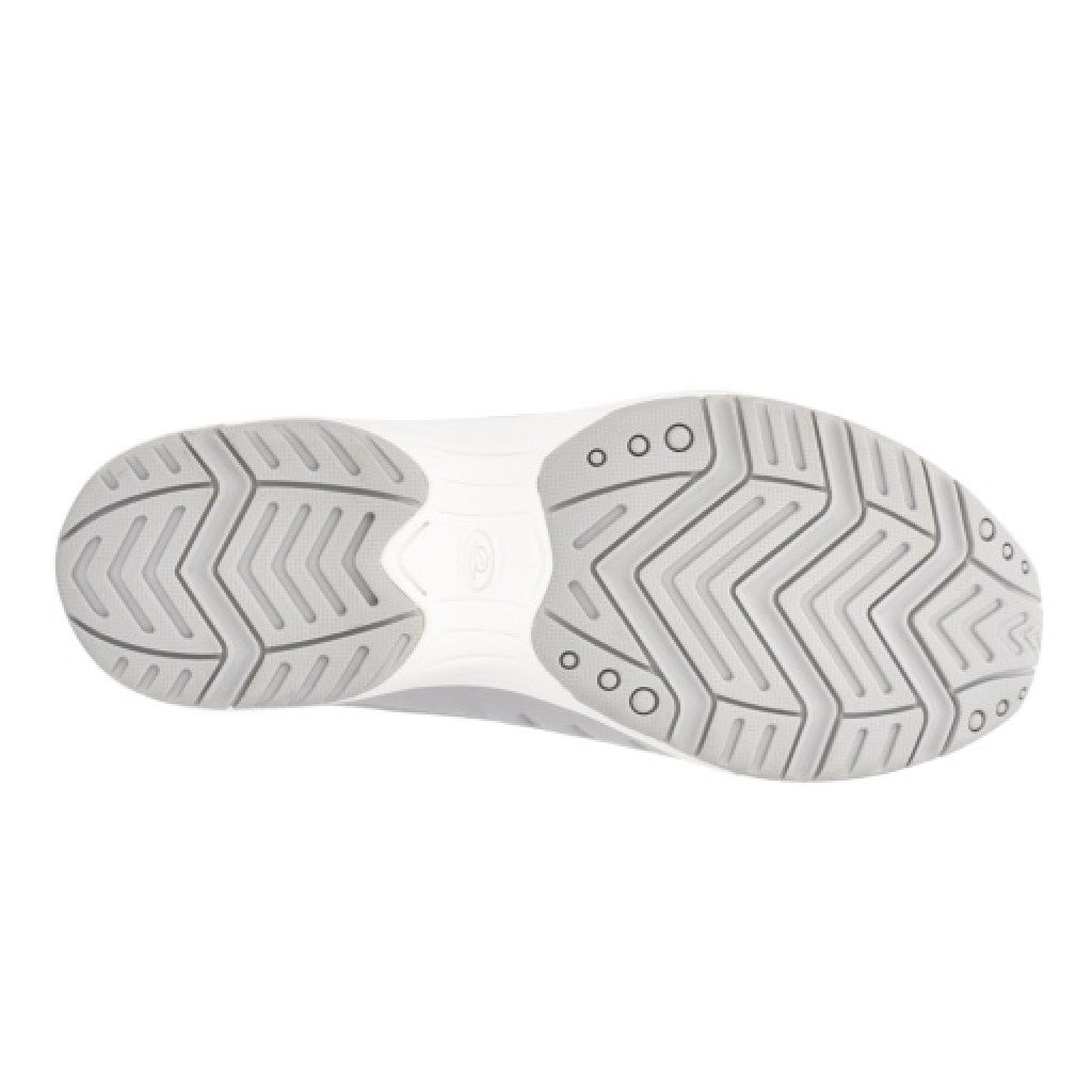 Easy Spirit Traveltime Leather Athletic Cushioned Arch Support Slip-On Women's Walking Shoe - Light Gray - 3