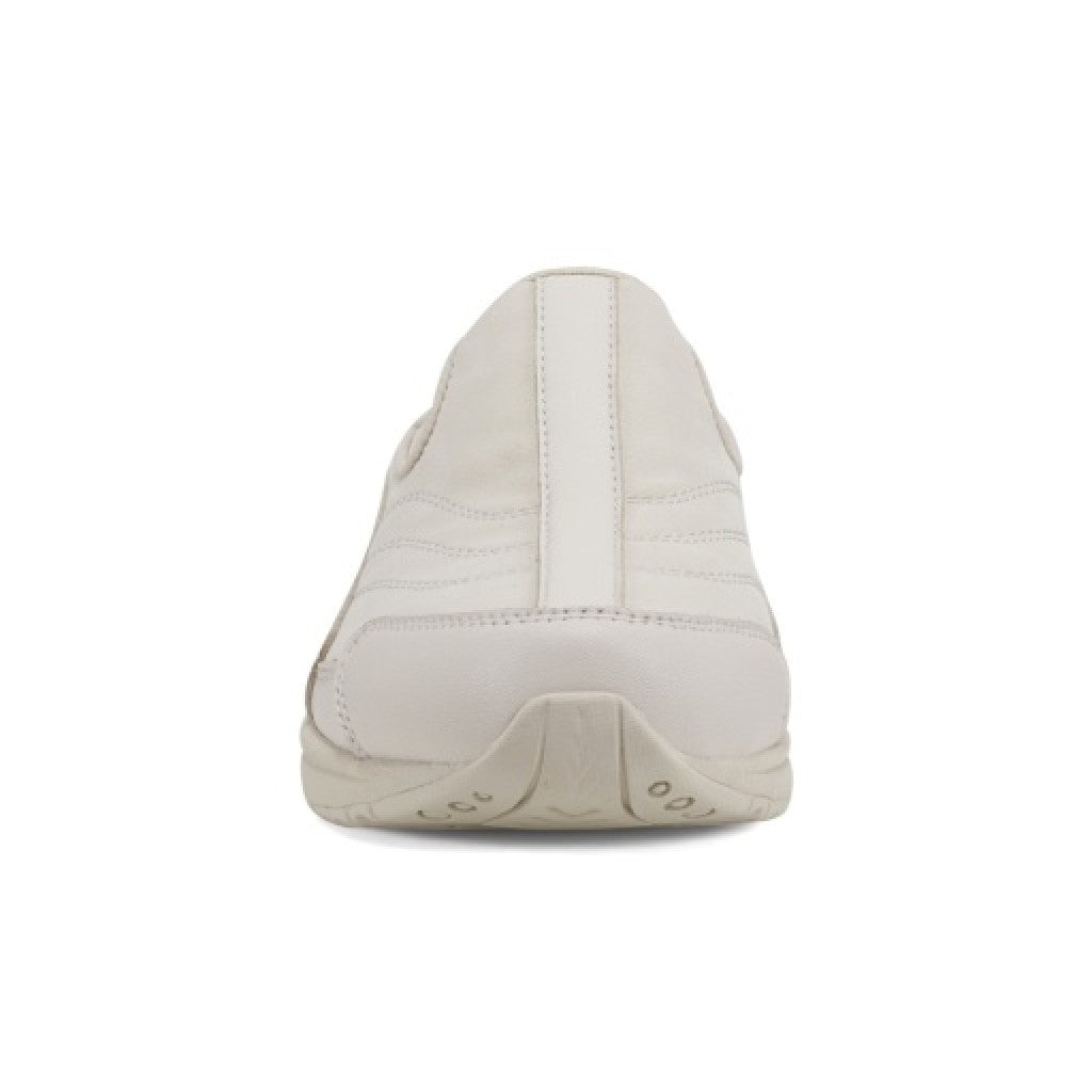 Easy Spirit Traveltime Leather Athletic Cushioned Arch Support Slip-On Women's Walking Shoe - Light Natural - 3