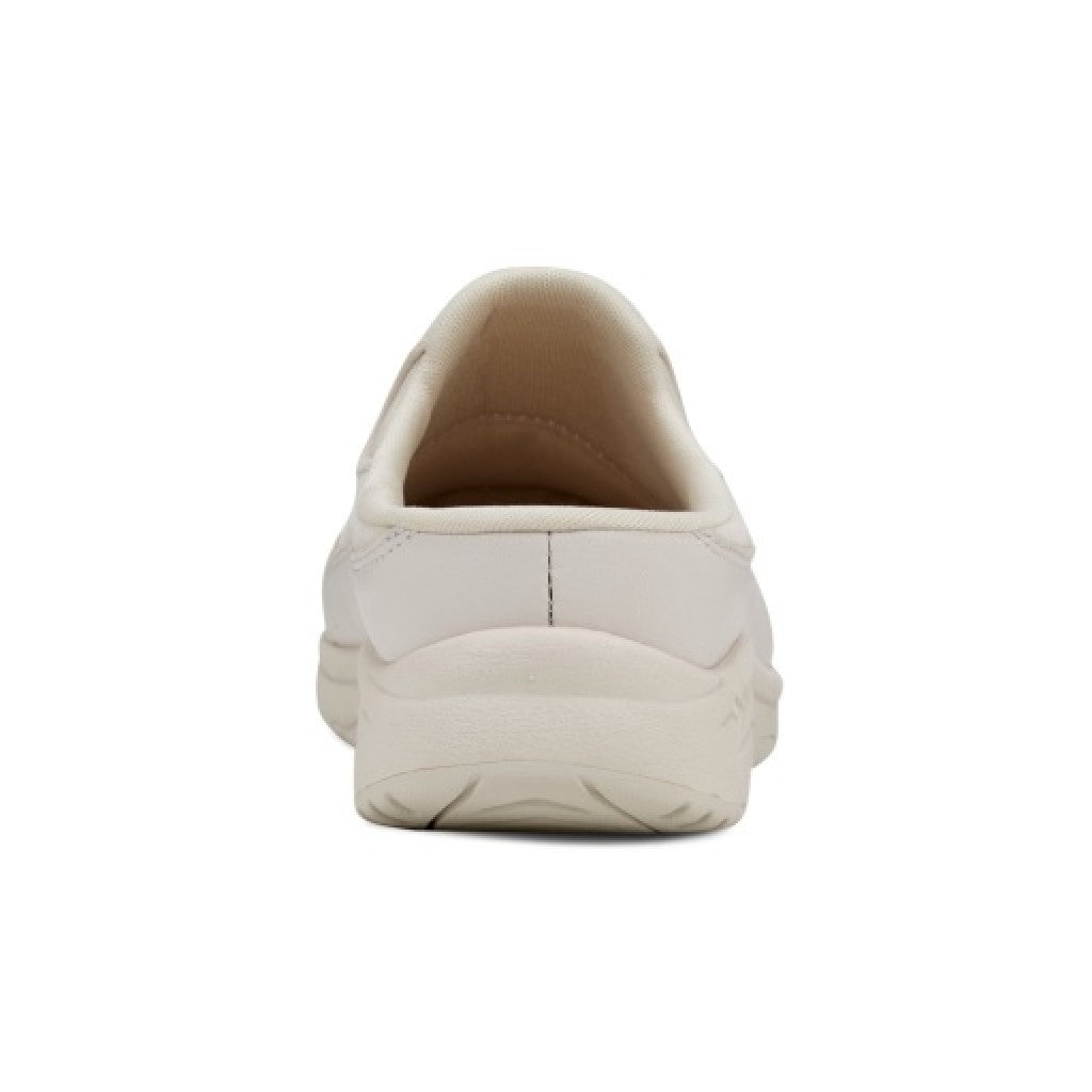 Easy Spirit Traveltime Leather Athletic Cushioned Arch Support Slip-On Women's Walking Shoe - Light Natural - 4