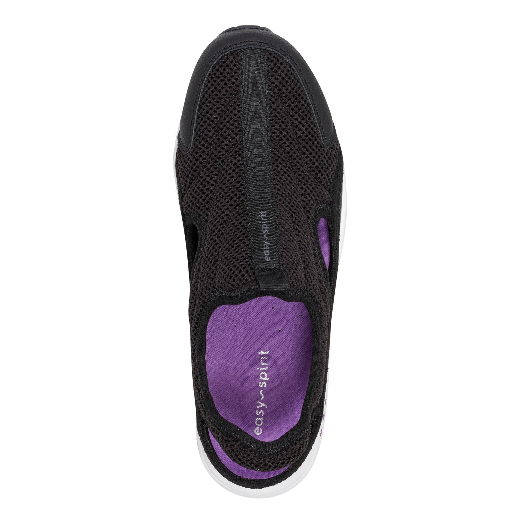 Easy Spirit Trina Cushioned Slip-On with Contoured Arch Support Women's Walking Shoe - Black - 5