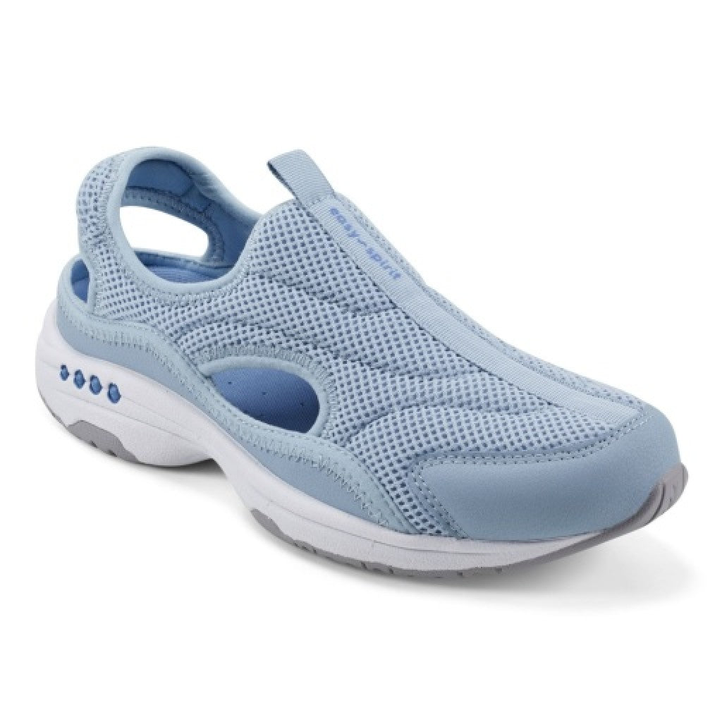 Easy Spirit Trina Cushioned Slip-On with Contoured Arch Support Women's Walking Shoe - Light Blue - 1