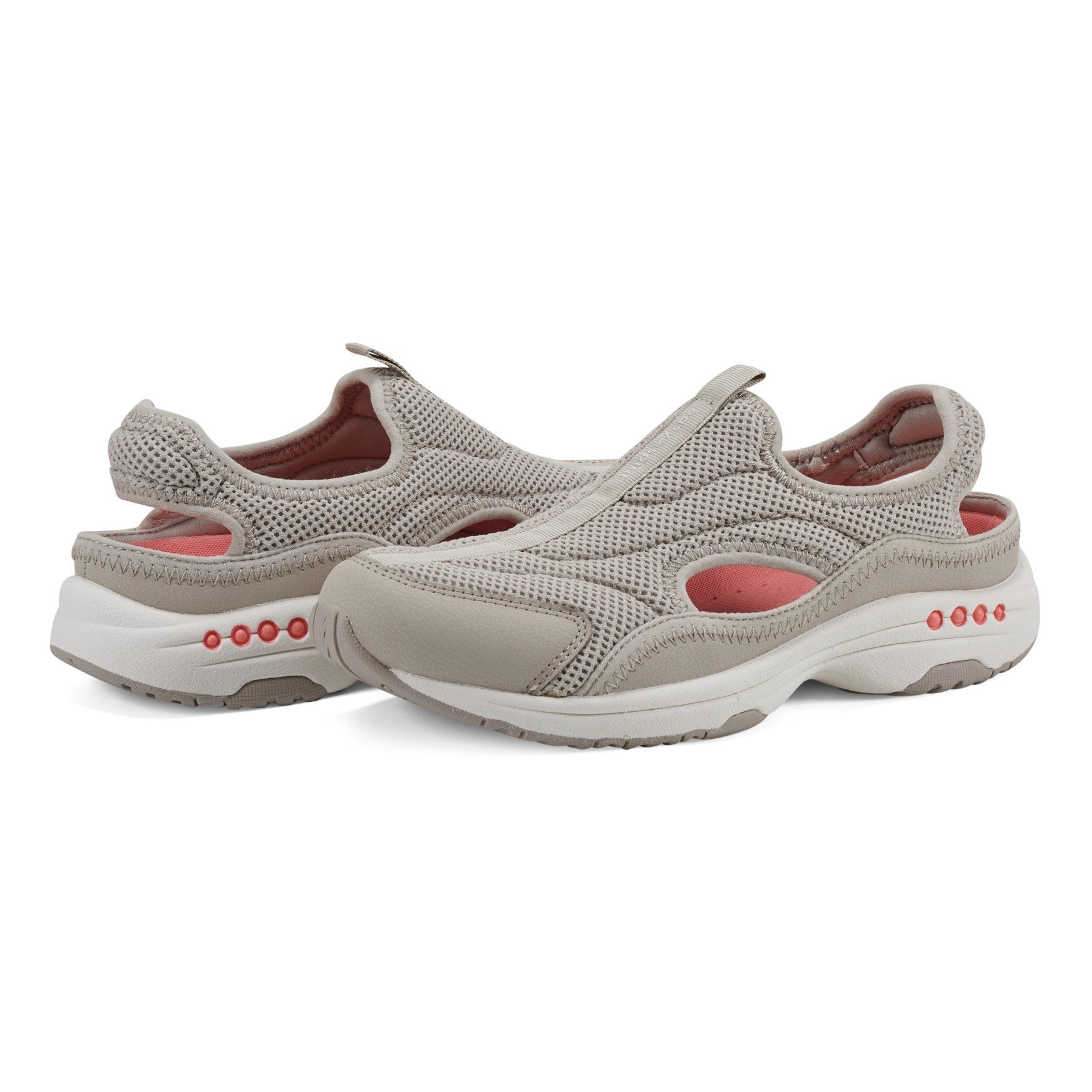 Easy Spirit Trina Cushioned Slip-On with Contoured Arch Support Women's Walking Shoe - Tan - 7