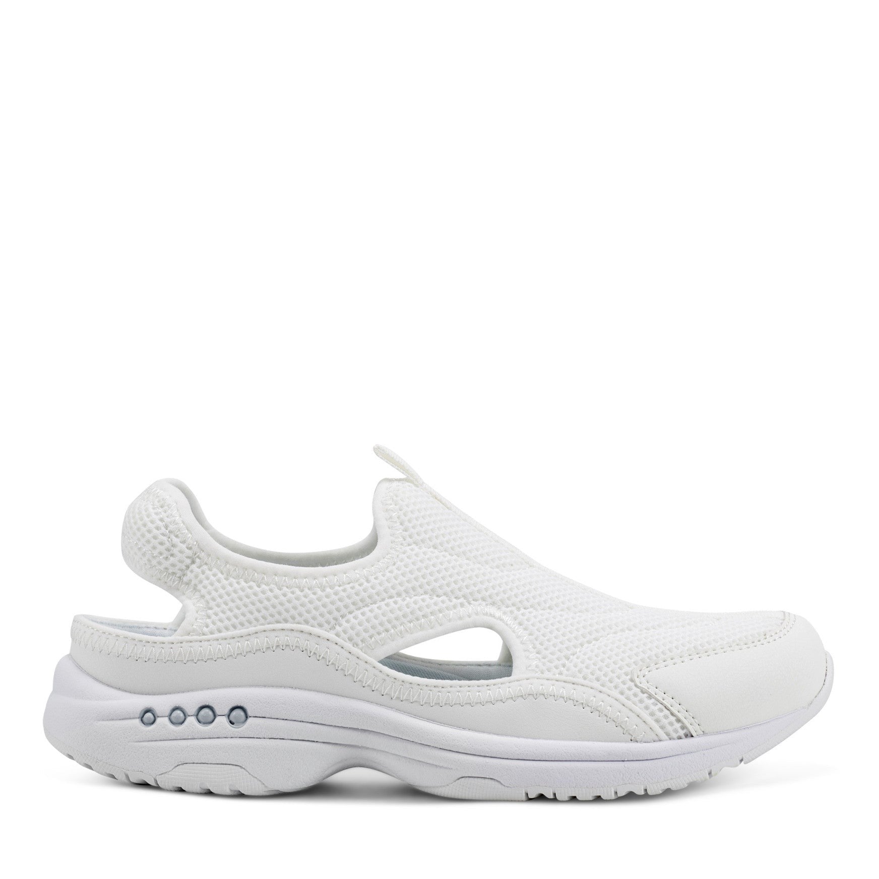 Easy Spirit Trina Cushioned Slip-On with Contoured Arch Support Women's Walking Shoe - White - 1