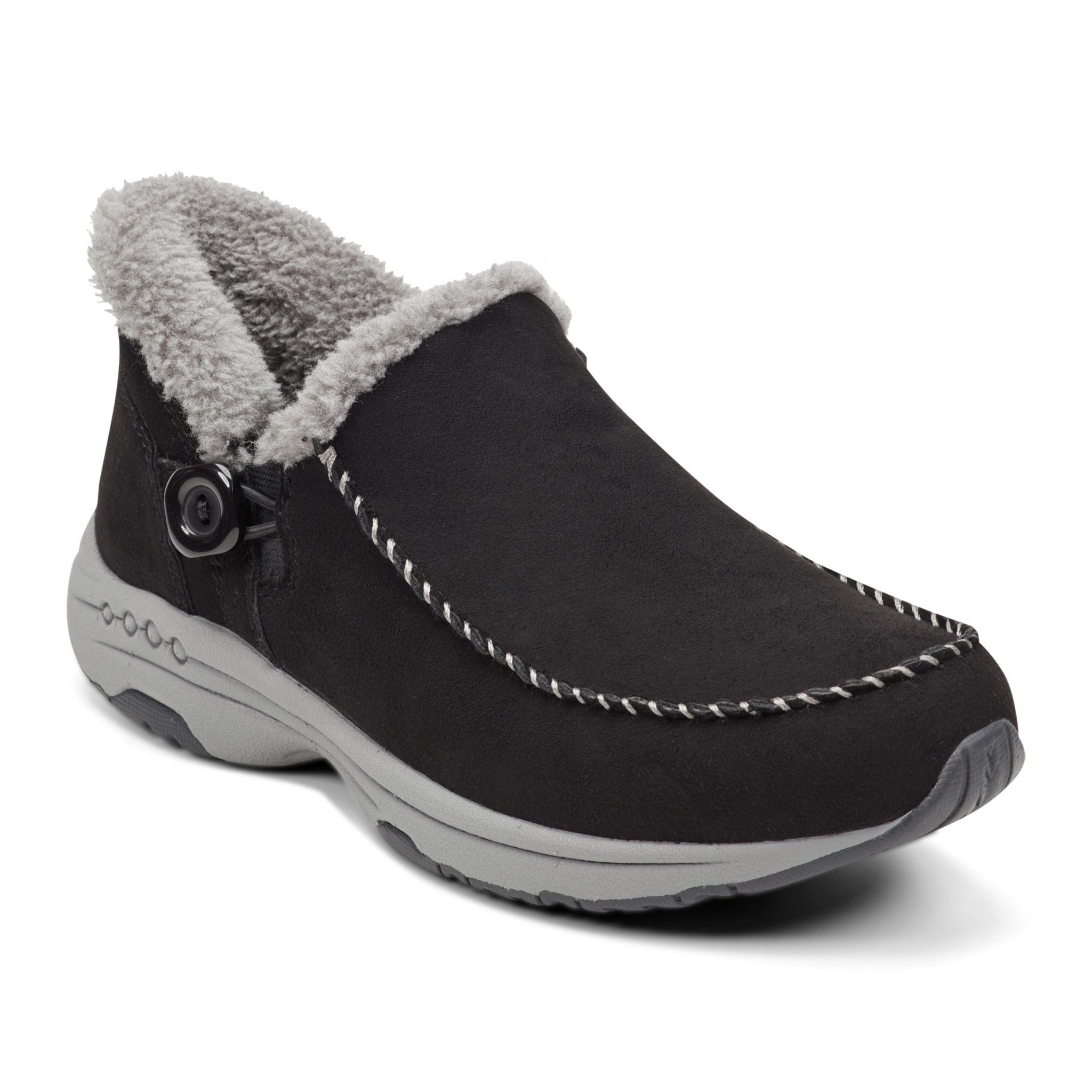 Easy Spirit Turner SOEASY™ Cushioned Arch Support Slip-On Women's Bootie - Black - 2