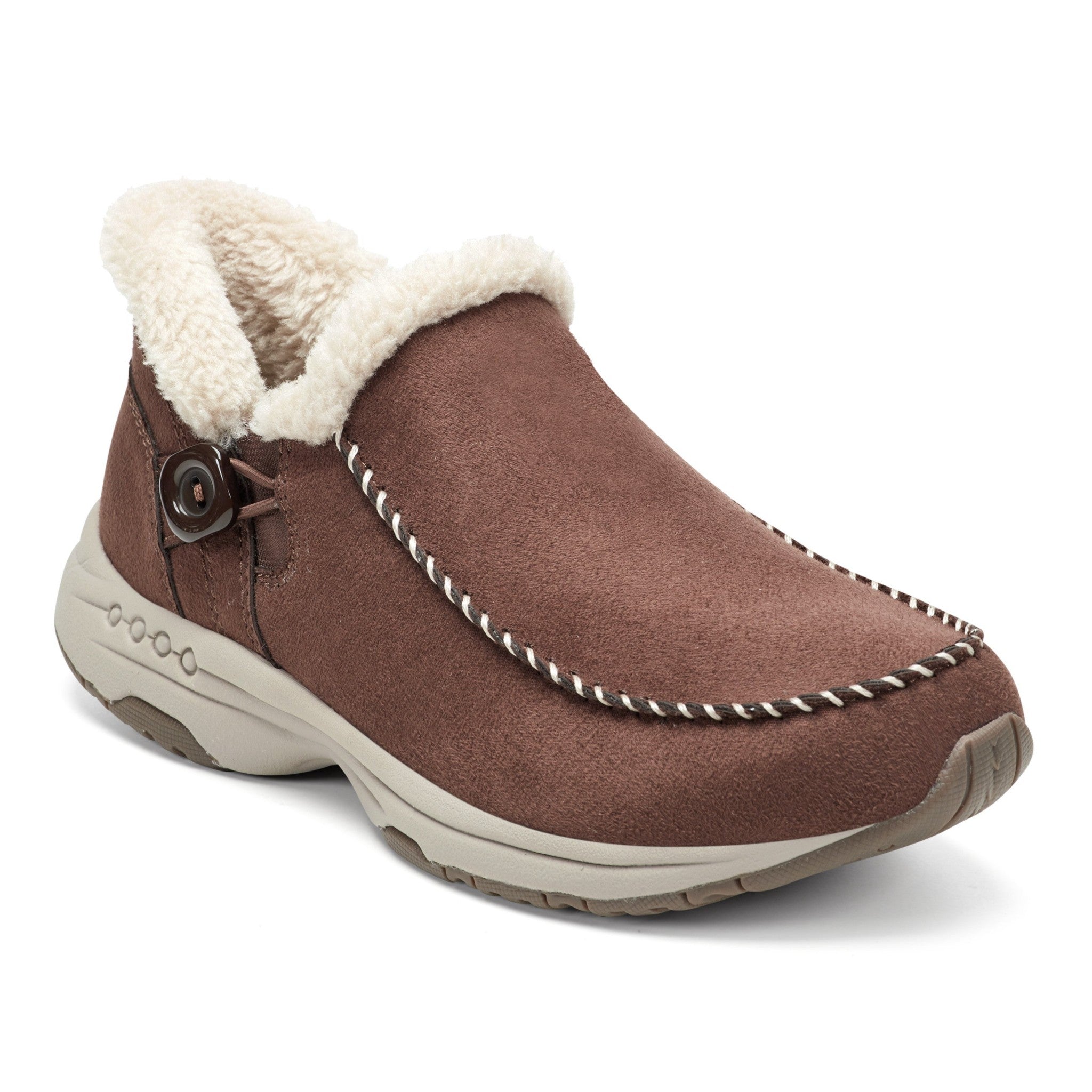 Easy Spirit Turner SOEASY™ Cushioned Arch Support Slip-On Women's Bootie - Brown - 2