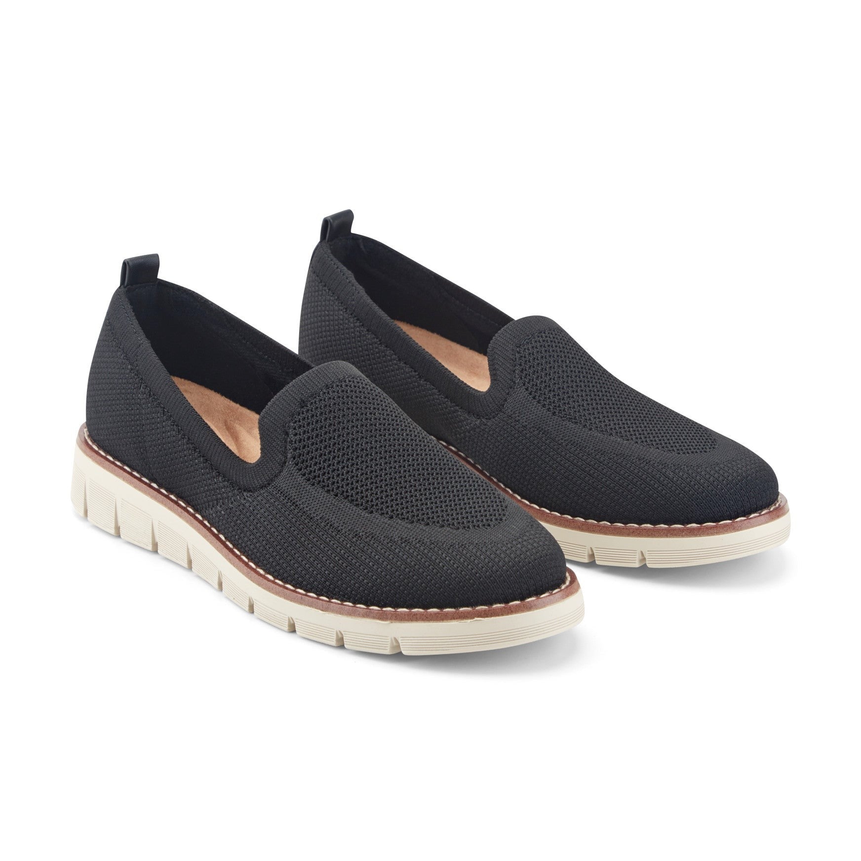 Easy Spirit Valina Cushioned Slip-On — Women's Casual Slip On - Black - 2