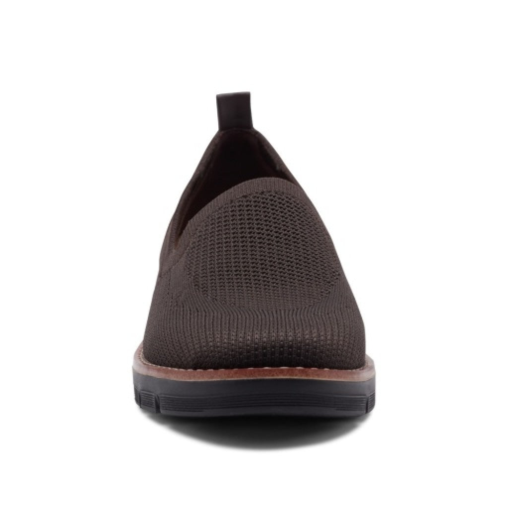 Easy Spirit Valina Cushioned Slip-On — Women's Casual Slip On - Dark Brown - 3
