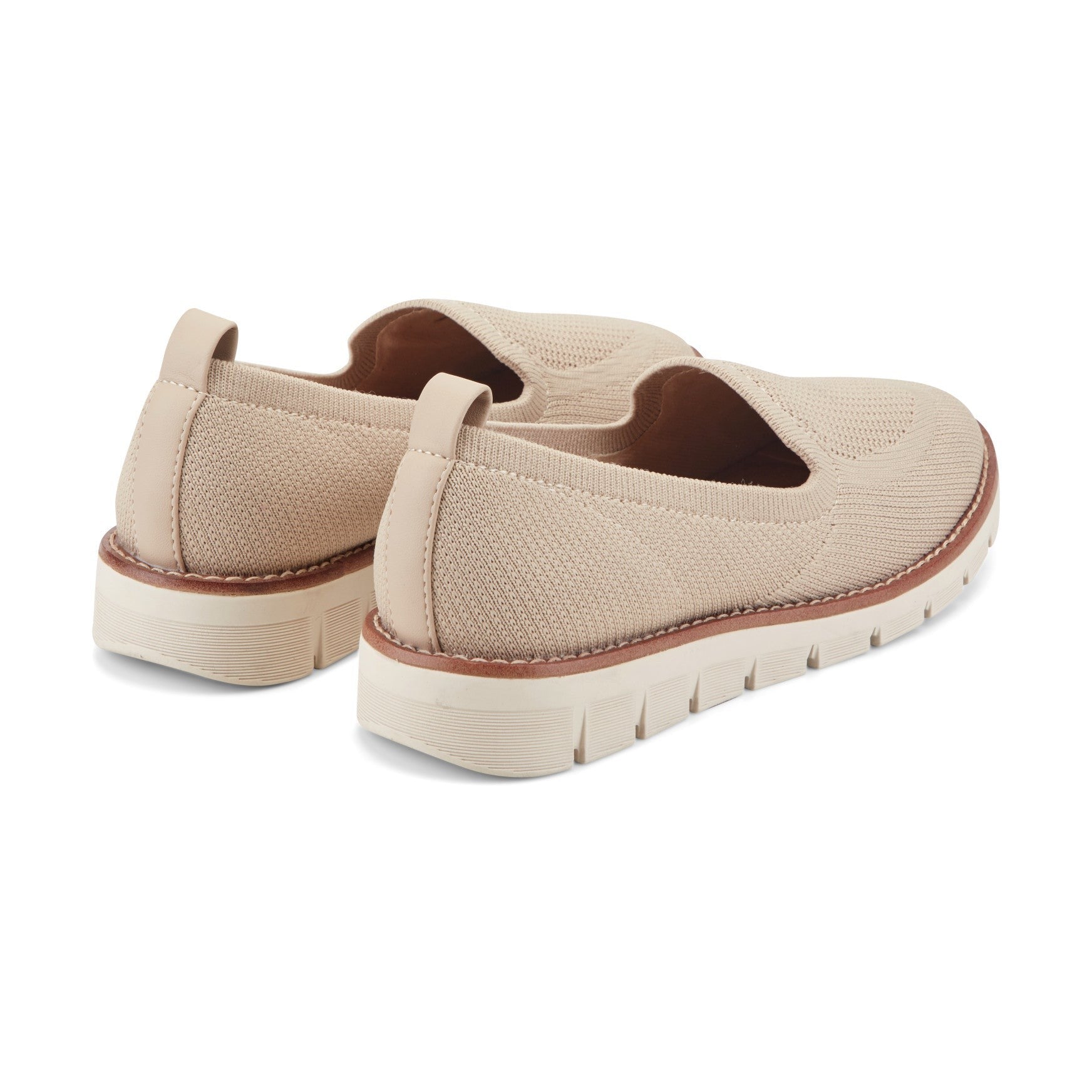 Easy Spirit Valina Cushioned Slip-On — Women's Casual Slip On - Natural - 3