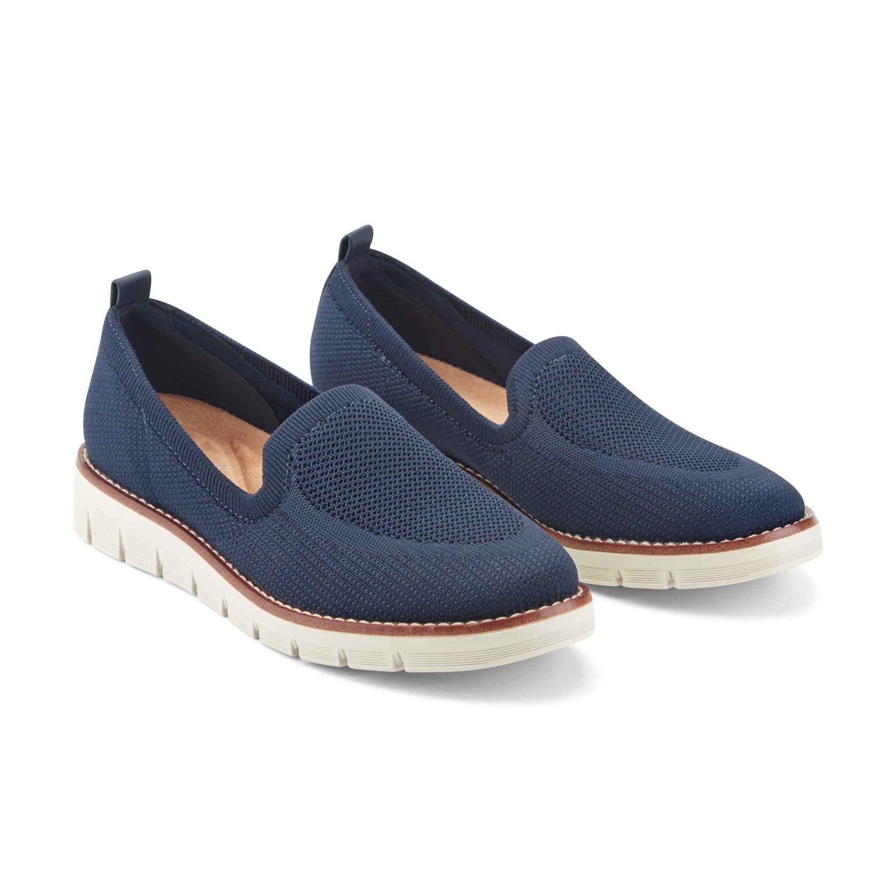Easy Spirit Valina Cushioned Slip-On — Women's Casual Slip On - Navy - 2