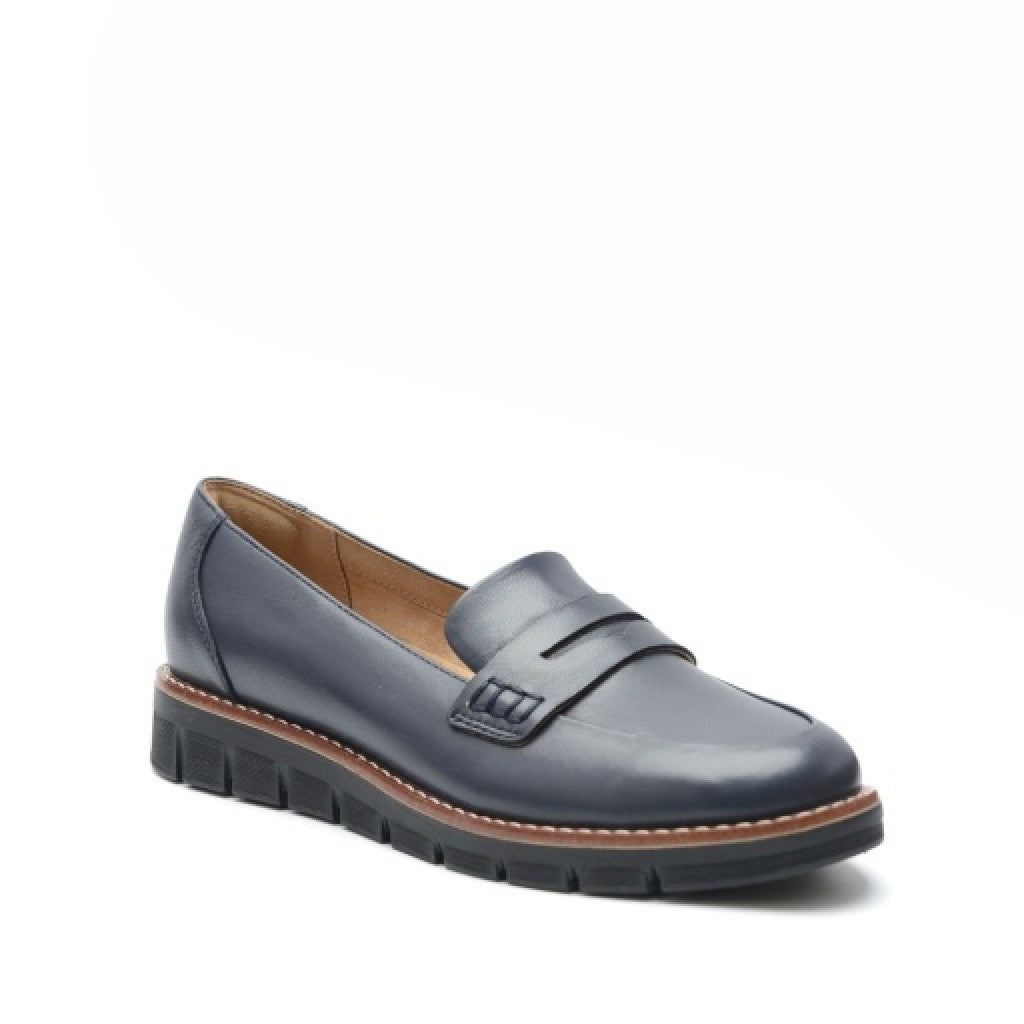 Easy Spirit Velia Cushioned Arch Support Women's Casual Slip On - Dark Blue - 8