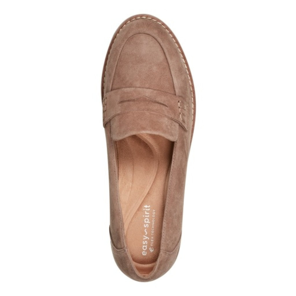 Easy Spirit Velia Cushioned Arch Support Women's Casual Slip On - Taupe - 6