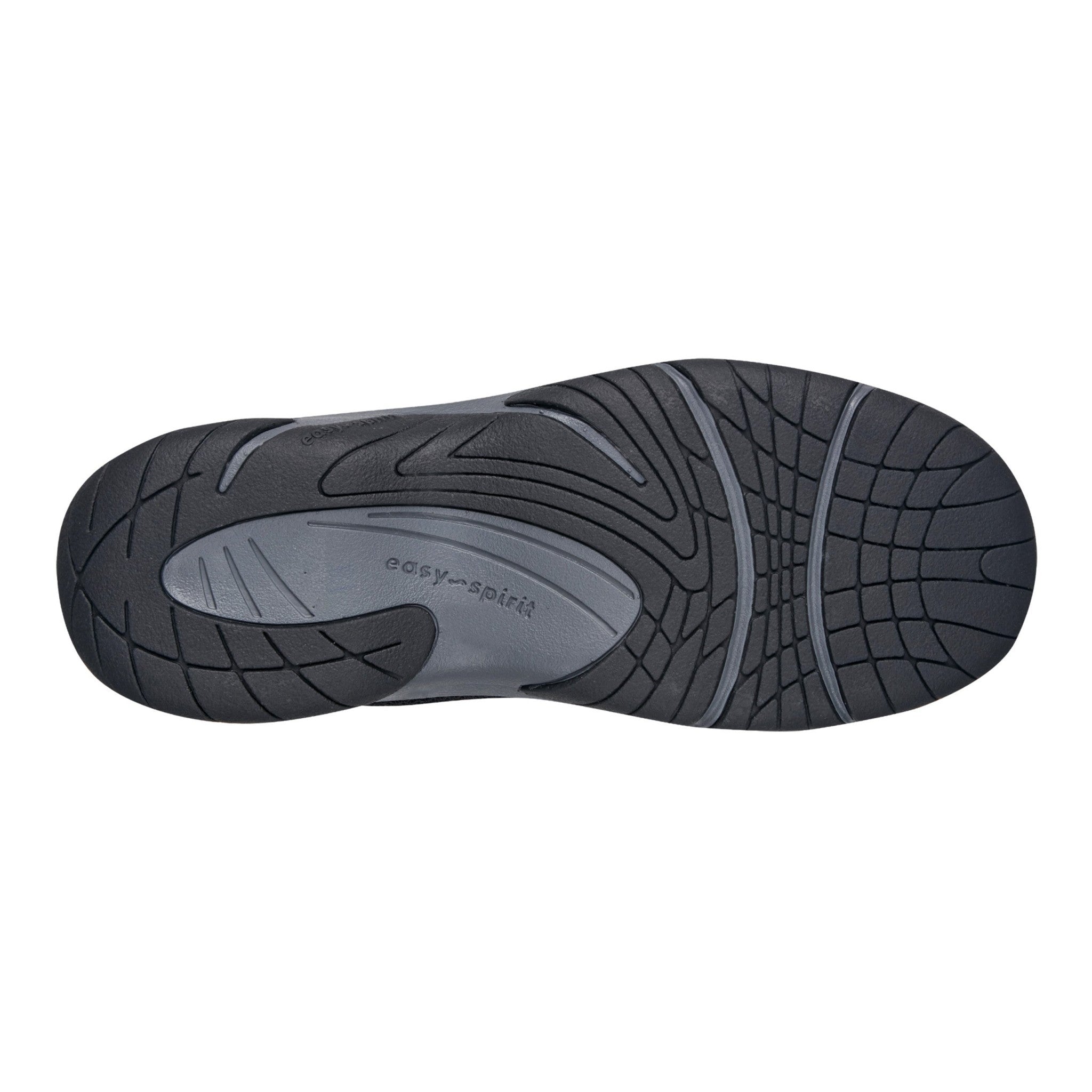 Easy Spirit Wade Mesh Athletic Cushioned Comfort Slip-On — Women's Clog - Black - 6