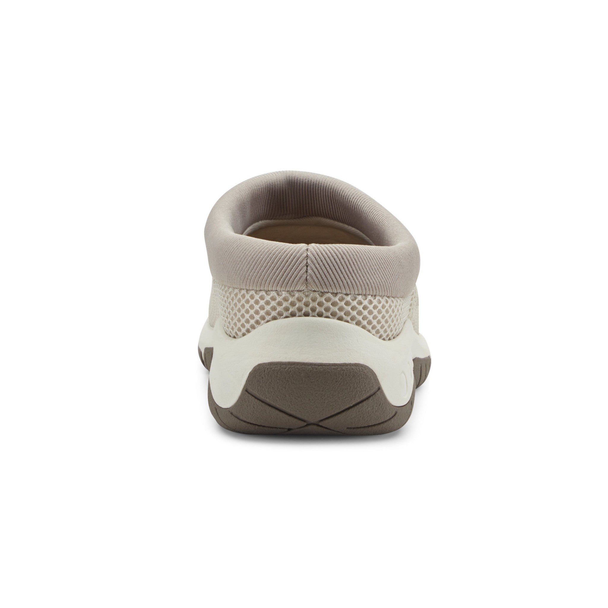 Easy Spirit Wade Mesh Athletic Cushioned Comfort Slip-On — Women's Clog - Light Taupe - 4