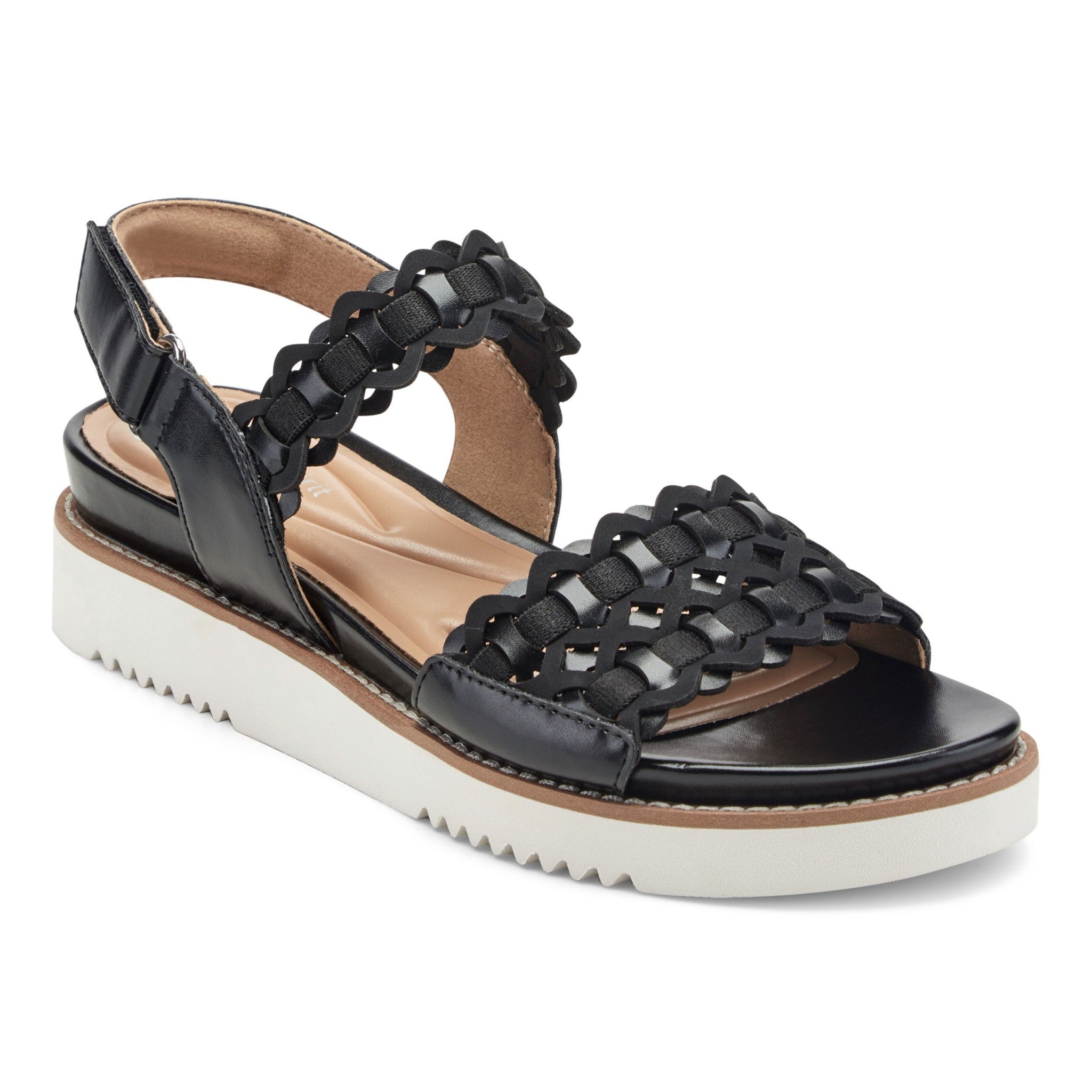 Easy Spirit Warna Cushioned Arch Support Women's Casual Sandal - Black - 2