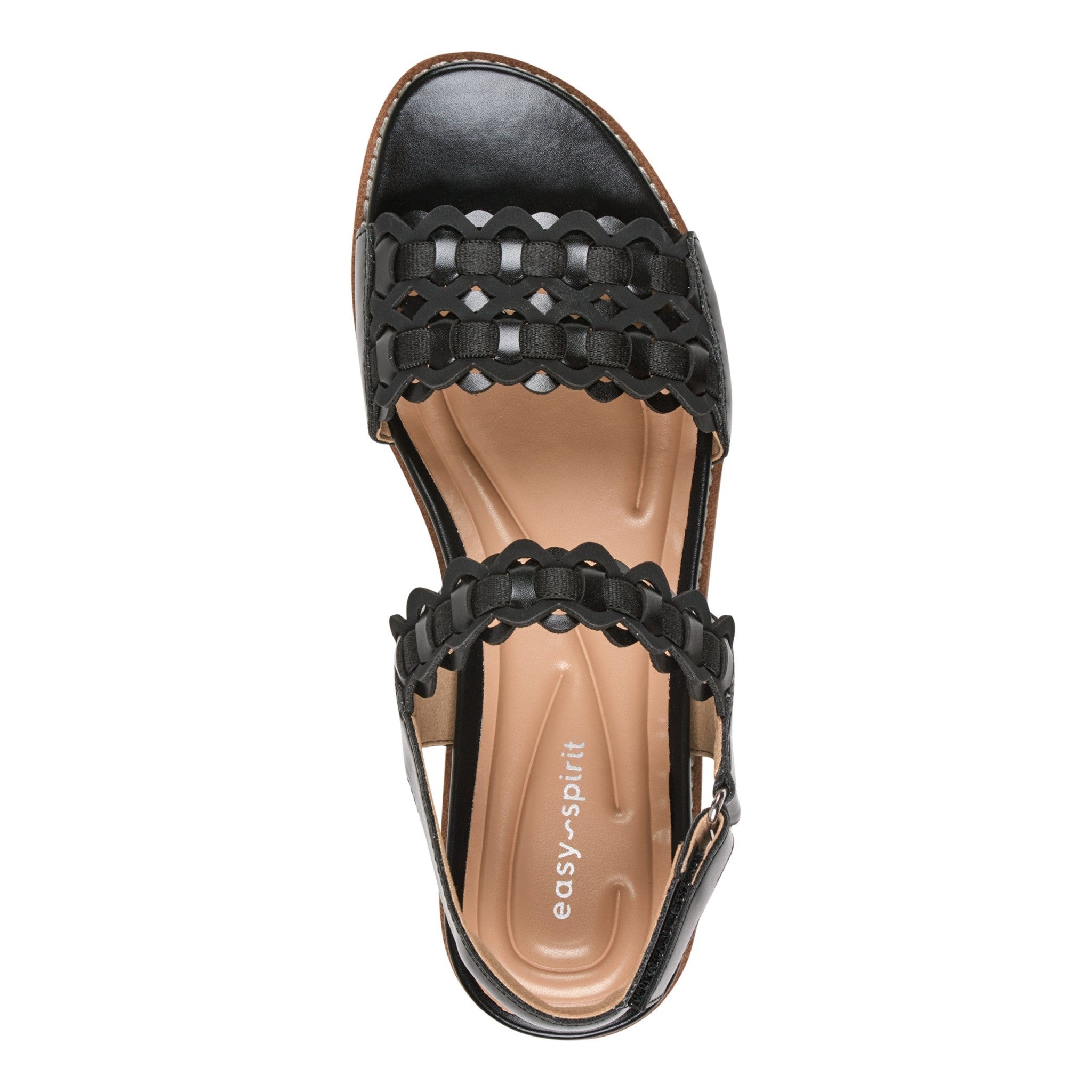 Easy Spirit Warna Cushioned Arch Support Women's Casual Sandal - Black - 5