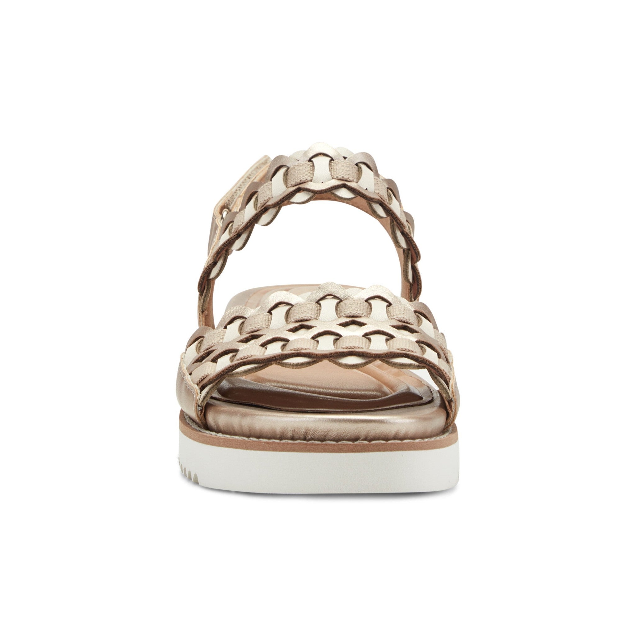 Easy Spirit Warna Cushioned Arch Support Women's Casual Sandal - Gold - 3