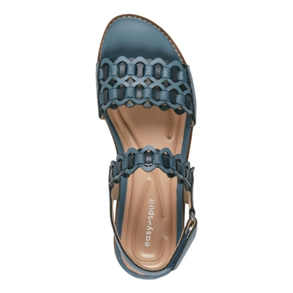Easy Spirit Warna Cushioned Arch Support Women's Casual Sandal - Medium Blue - 6