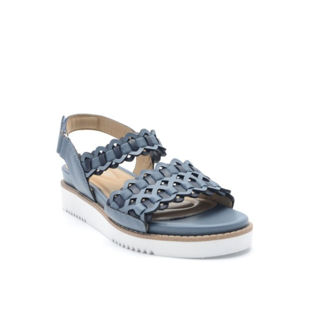 Easy Spirit Warna Cushioned Arch Support Women's Casual Sandal - Medium Blue - 8