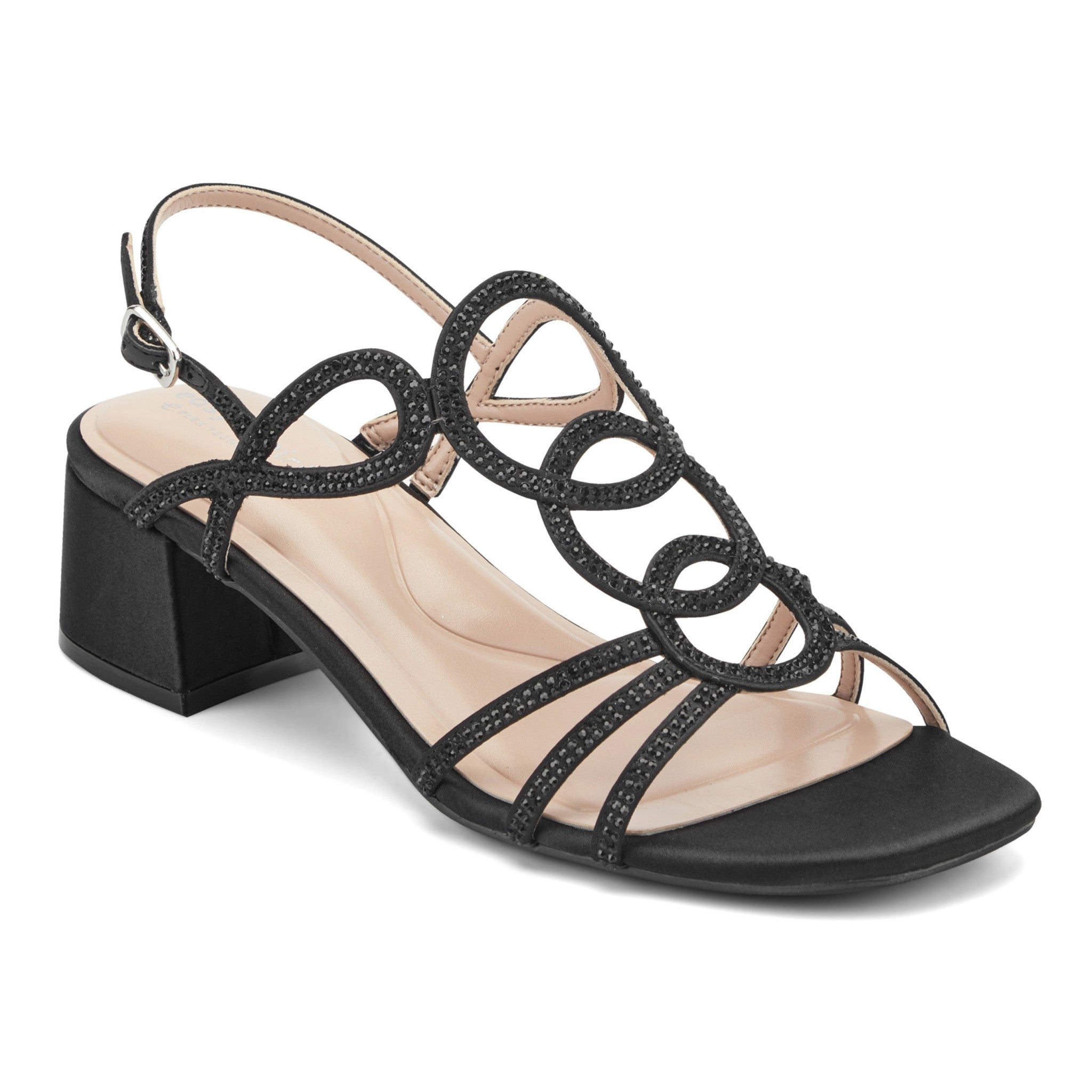 Easy Spirit Yana Cushioned Arch-Support Women's Dress Sandal - Black - 2