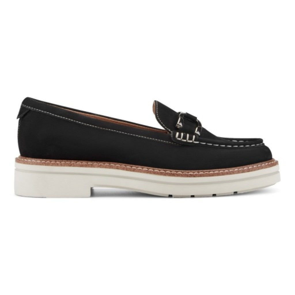 Easy Spirit Zaira Casual Horsebit Cushioned Arch-Support Women's Loafer - Black - 2