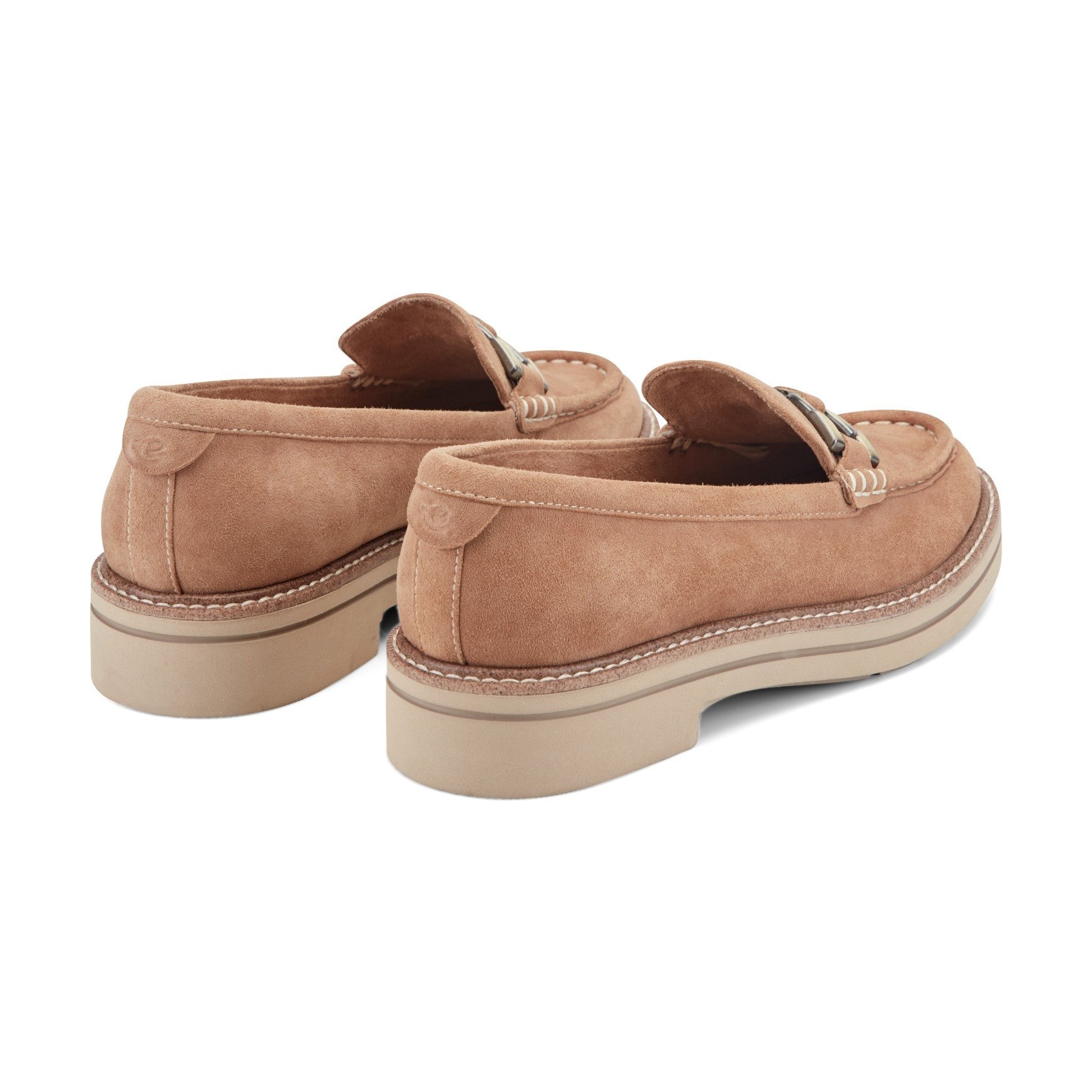 Easy Spirit Zaira Casual Horsebit Cushioned Arch-Support Women's Loafer - Medium Brown Leather - 3