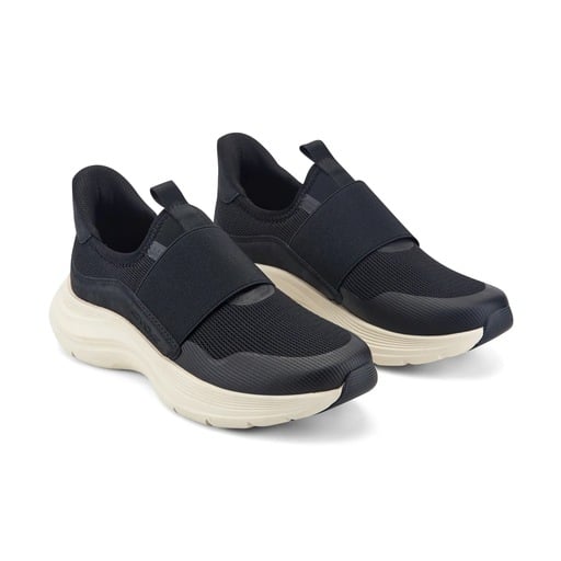 Easy Spirit Easycruz Women's Slip-On Sneakers - Black - View 1