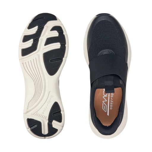 Easy Spirit Easycruz Women's Slip-On Sneakers - Black - View 5