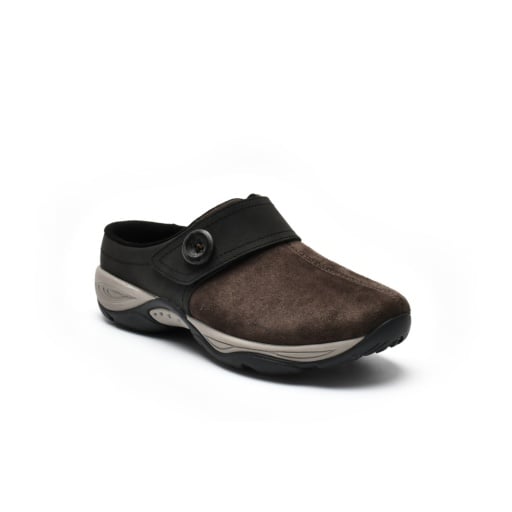 Dark Brown Suede/Black