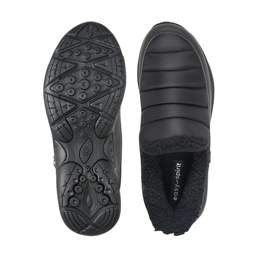 Easy Spirit Egor Women's soEASY Cozy Sneakers - Black - View 5