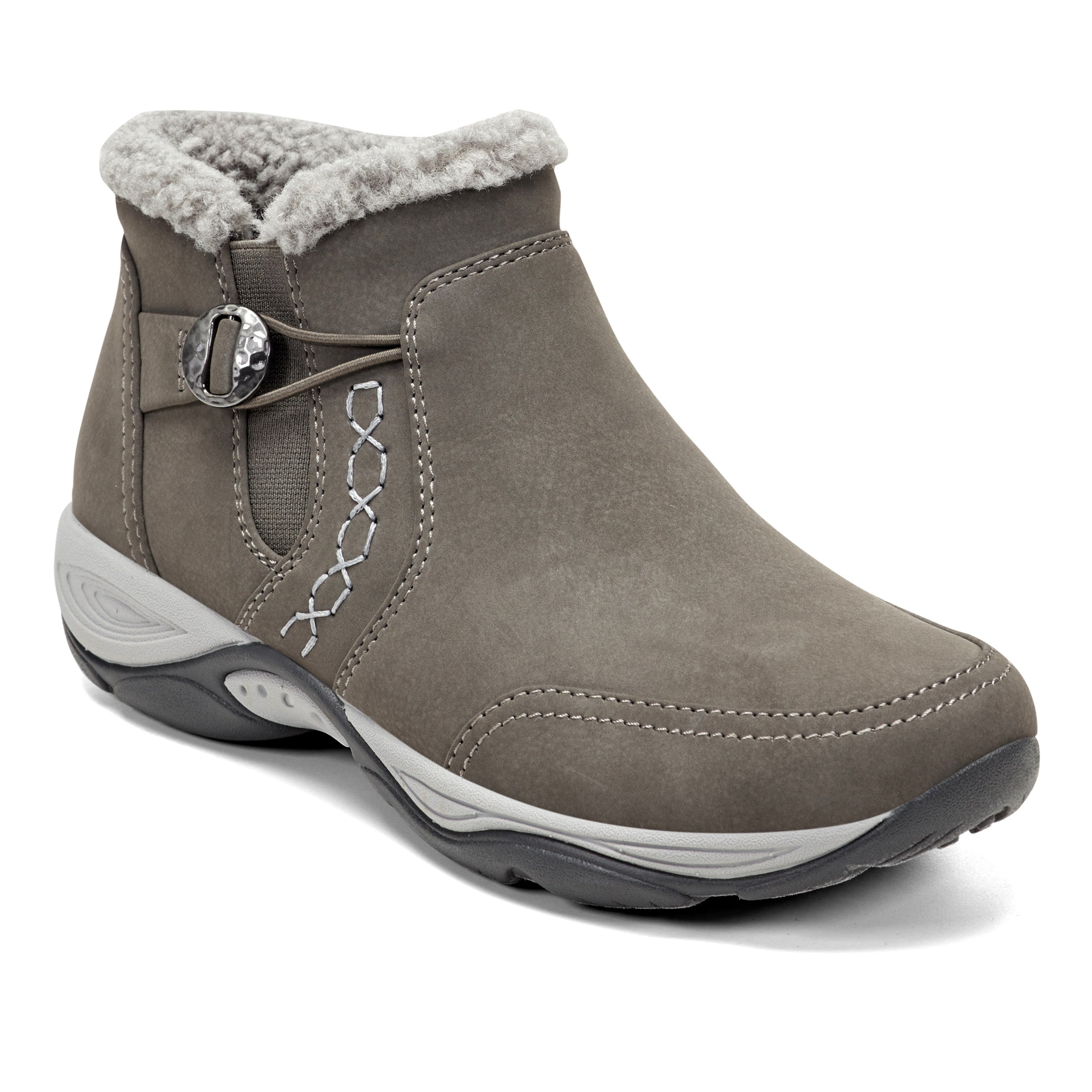 Easy Spirit Erique Cushioned Arch Support Cold Weather Bootie Women's - Grey - View 2