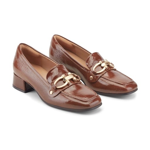 Easy Spirit Falyn Women's Horsebit Loafers - Medium Brown - View 2